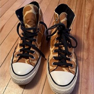 Giraffe Print Converse